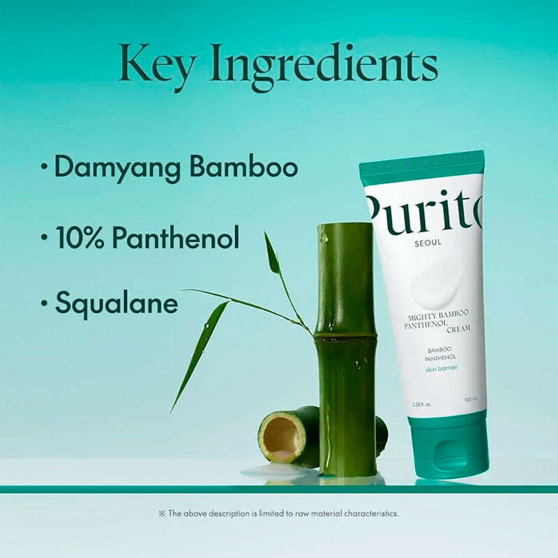 Purito Mighty Bamboo Panthenol Cream  100ml-3