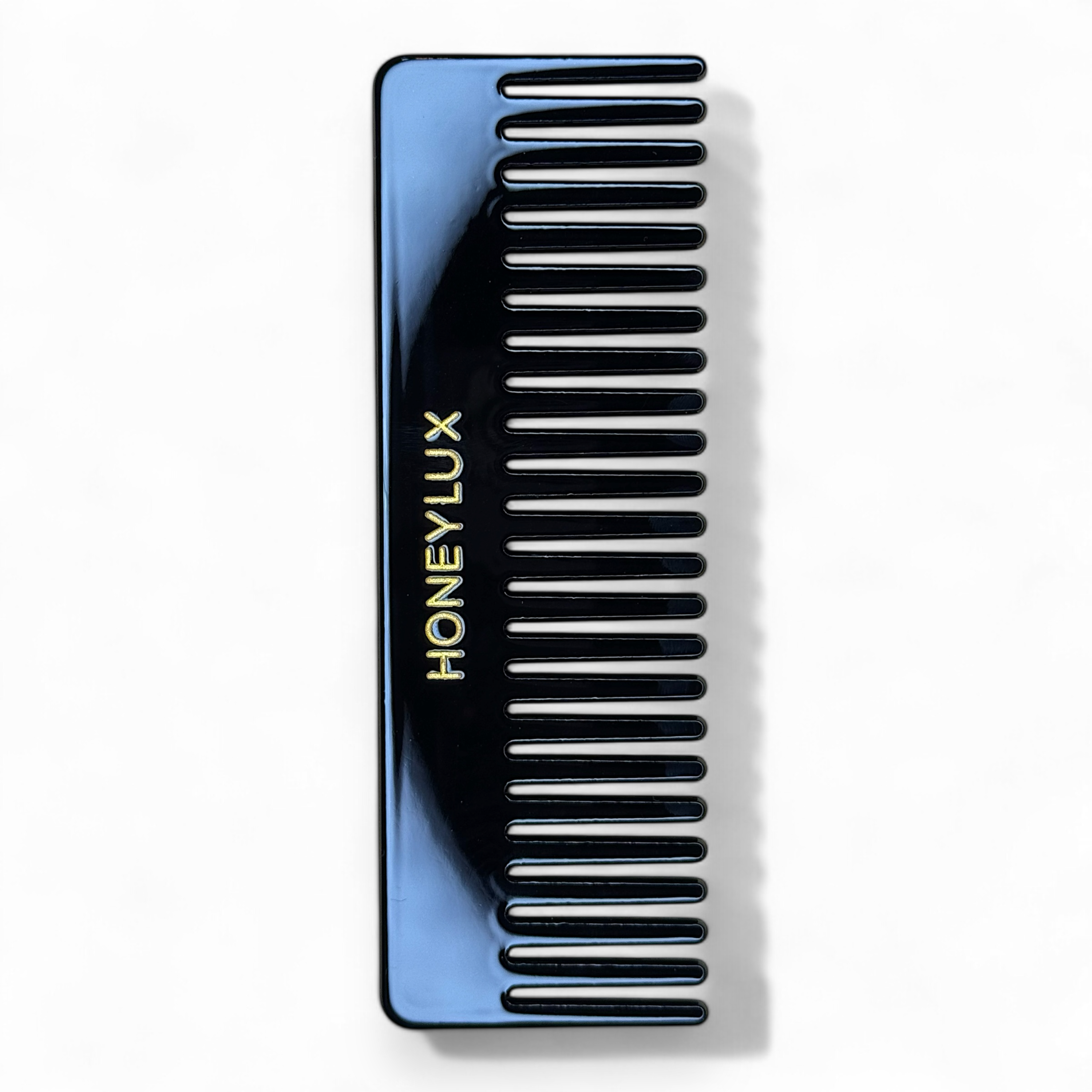 Acetate Detangling Comb - Black-0
