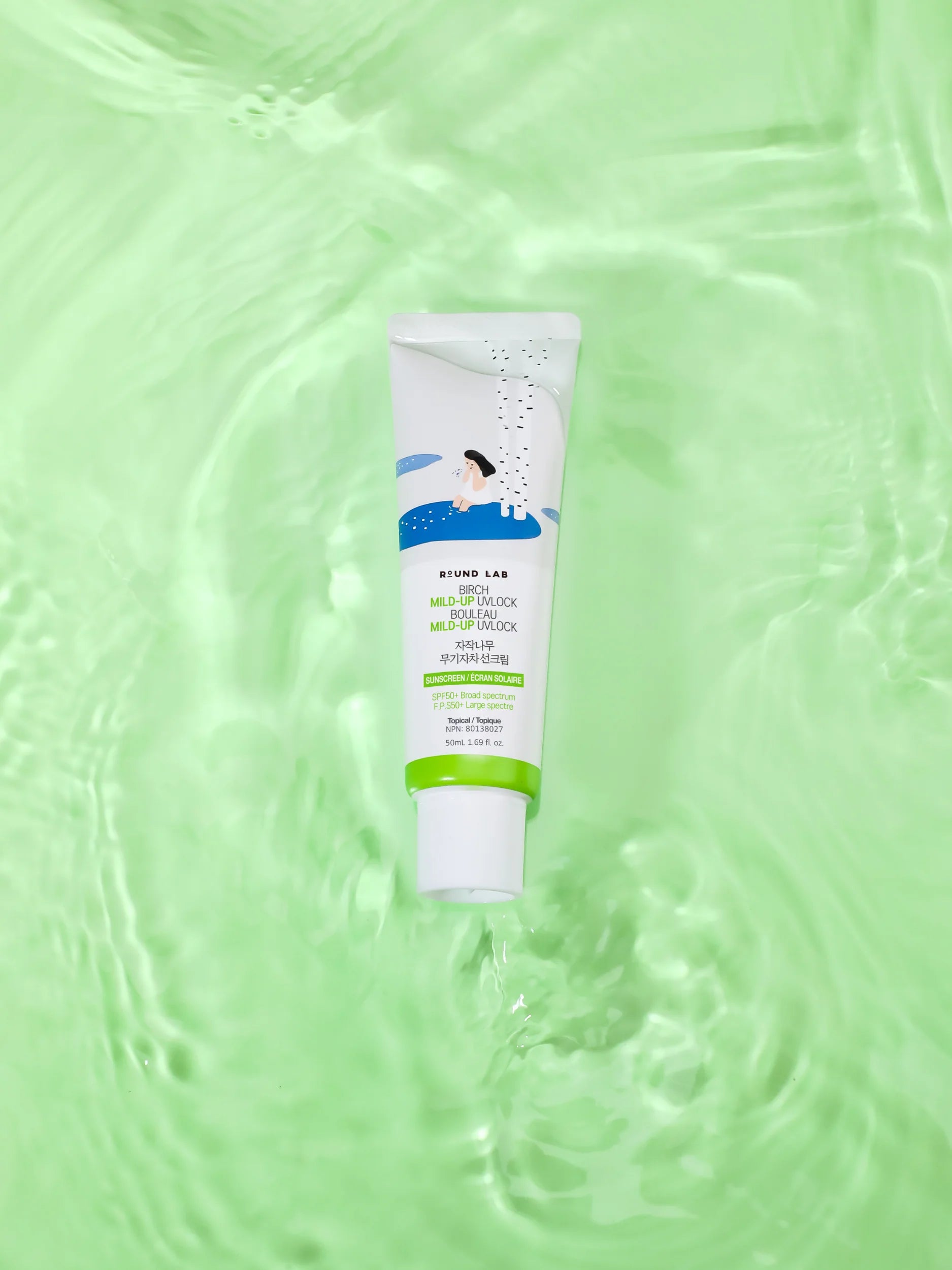 Round Lab Birch Mild-Up UVLOCK Sunscreen 50ml SPF50+